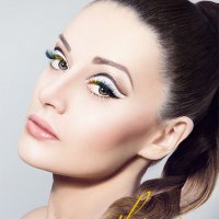 Barevné - ombré řasy